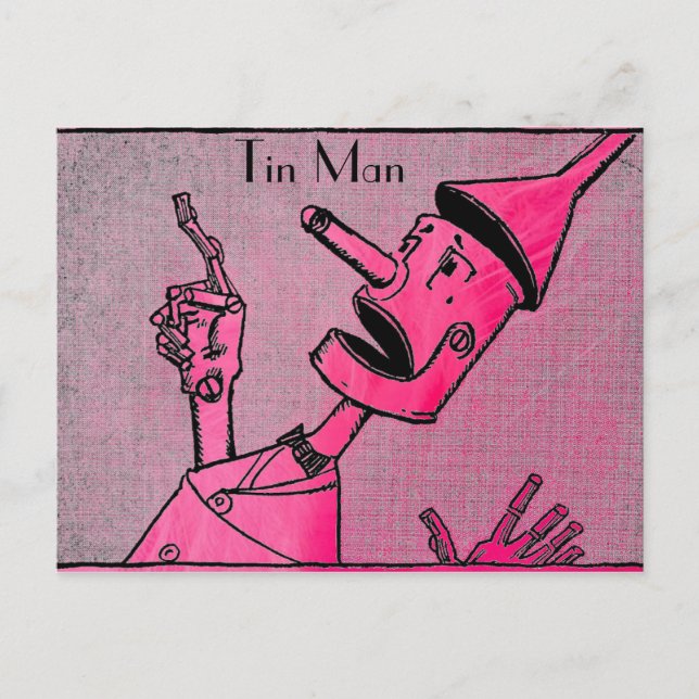 Cartão Postal Cartão-postal Tin Man (Frente)