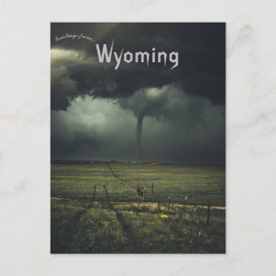 Cartão Postal Cartão-postal Tornado em Wyoming