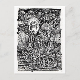 Cartão Postal Cartão-postal trançado