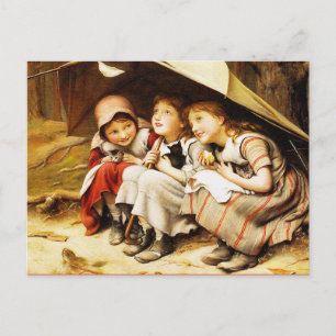 Cartão Postal Cartão-postal: Três Pequenos Gatinhos