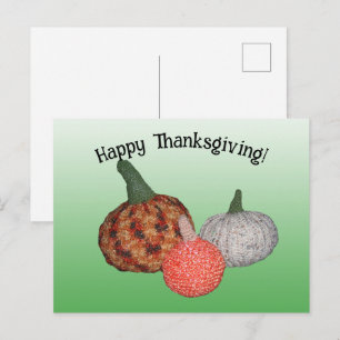 Cartão Postal Cartão-postal - Três Pumpkins