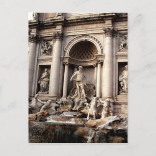 Cartão Postal Cartão-postal Trevi Fountain Roma Viagem