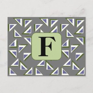 Cartão Postal Cartão-postal Triângulos Personalizado