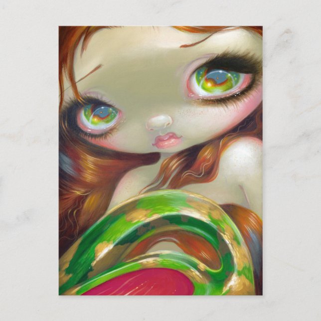 Cartão Postal Cartão-postal "Trilha de Mossy Dourada" (Frente)