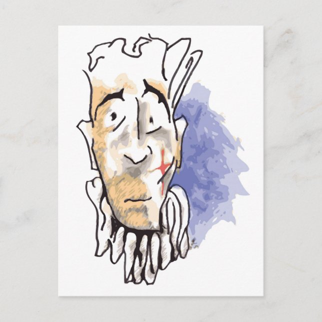 Cartão Postal Cartão-postal Triste (Frente)