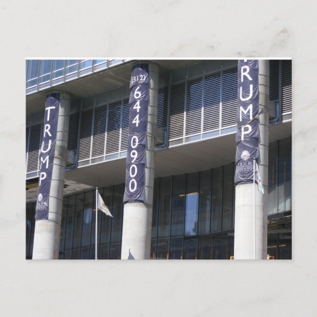Cartão Postal Cartão-postal Trump Building em Chicago (Frente)