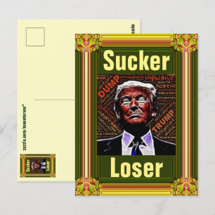 Cartão Postal Cartão-postal Trump Perdedor/Fracassado
