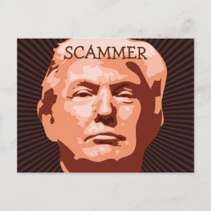 Cartão Postal Cartão-postal Trump Scammer