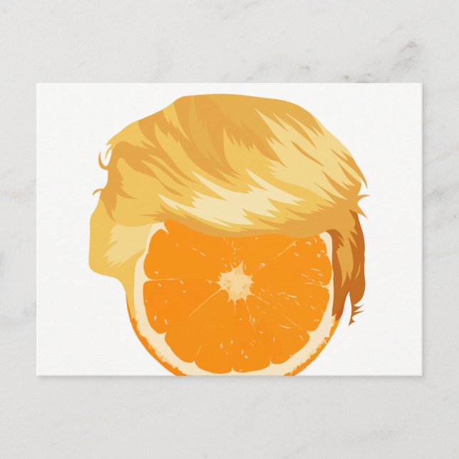 Cartão Postal Cartão-postal Trump Tangerine (Frente)
