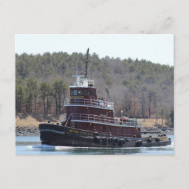 Cartão Postal Cartão-postal Tugboat Marjorie B McAllister no Cab