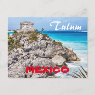 Cartão Postal Cartão-postal Tulum Maya Mexico