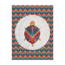 Cartão-postal Turtle Chevron