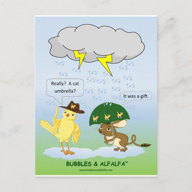 Cartão Postal Cartão-postal Umbrella (Frente)