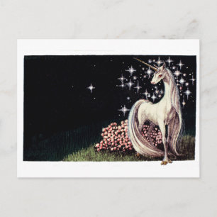 Cartão Postal Cartão-postal Unicorn