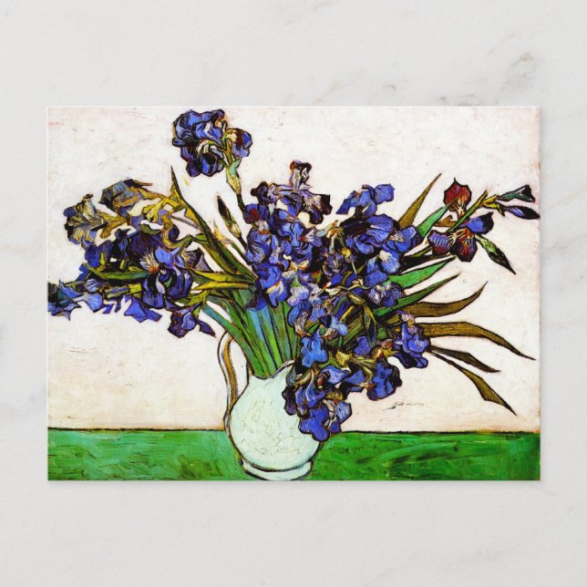 Cartão Postal Cartão-postal Van Gogh Vase dos irlandeses (Frente)