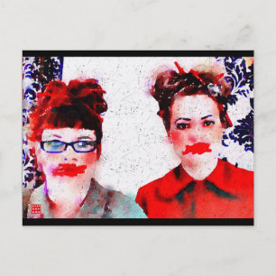 Cartão Postal Cartão-postal vermelho