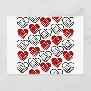 Cartão Postal Cartão-postal - Vermelho e Preto SCC