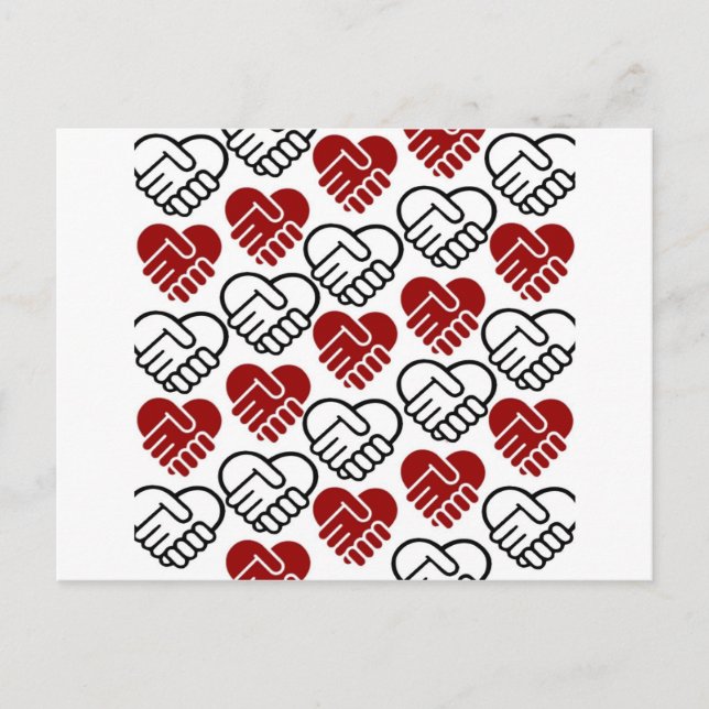 Cartão Postal Cartão-postal - Vermelho e Preto SCC (Frente)