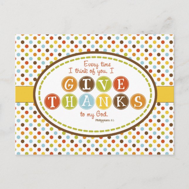 Cartão Postal Cartão-postal Verso de Script de OBRIGADOS (Frente)