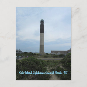 Cartão Postal Cartão-postal vertical do farol da Ilha de Oak