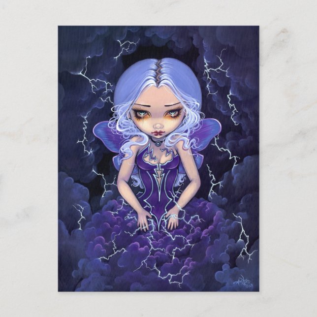 Cartão Postal Cartão-postal "Vestido de Tempestades" (Frente)