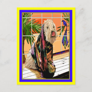 Cartão Postal Cartão-Postal: Vestido Maciço De Rodas Terrier No 