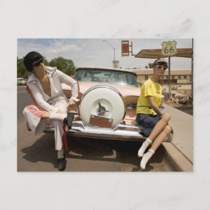Cartão Postal Cartão-postal Viagem da Rota 66 dos EUA