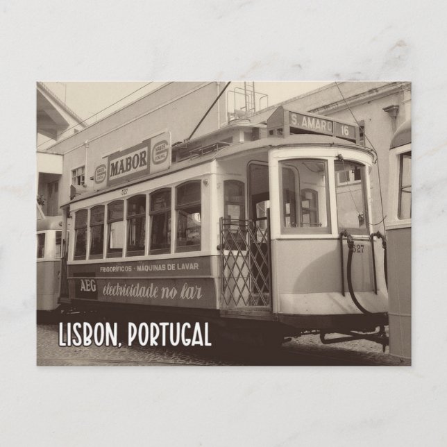 Cartão Postal  Cartão-postal Viagem de Lisboa, Portugal (Frente)
