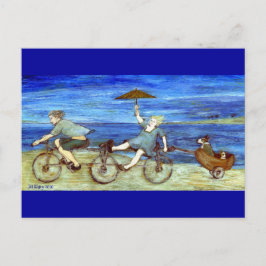 Cartão Postal Cartão-postal viagem por Bicicleta Tandem