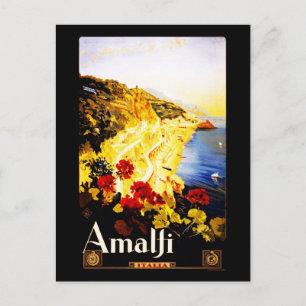 Cartão Postal Cartão-postal-Viagens vintage-Amalfi