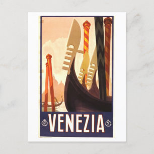 Cartão Postal Cartão-postal Viagens vintage de Veneza (Venezia)