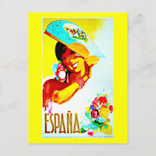 Cartão Postal Cartão-postal-Viagens vintage-Espanha