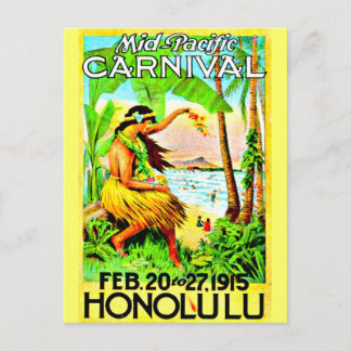 Cartão Postal Cartão-postal-Viagens vintage-Honolulu