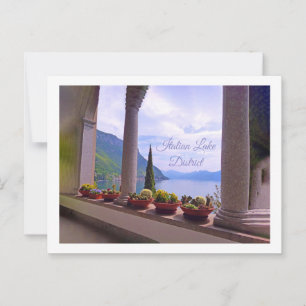 Cartão Postal Cartão-postal View Over Lake Como, Itália