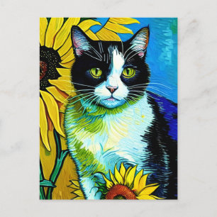 Cartão Postal Cartão-postal Vincent Cat Gogh