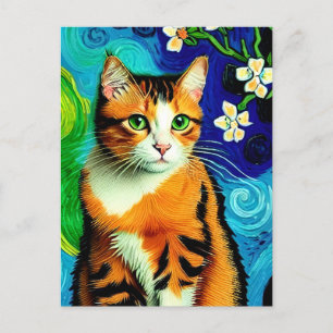 Cartão Postal Cartão-postal Vincent Cat Gogh