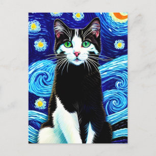 Cartão Postal Cartão-postal Vincent Cat Gogh