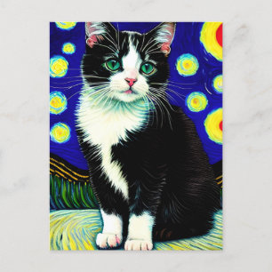 Cartão Postal Cartão-postal Vincent Cat Gogh