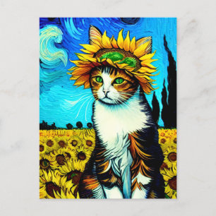 Cartão Postal Cartão-postal Vincent Cat Gogh