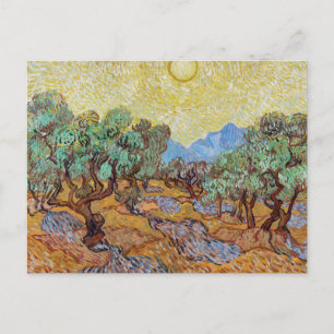 Cartão Postal Cartão-postal Vincent van Gogh Olive Trees Atord