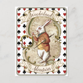 Cartão Postal Cartão-postal Vintage Alice no País das Maravilhas