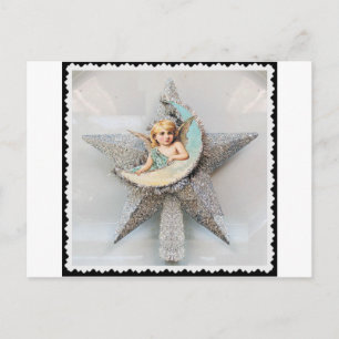 Cartão Postal Cartão-postal: Vintage Angel Tree Topper
