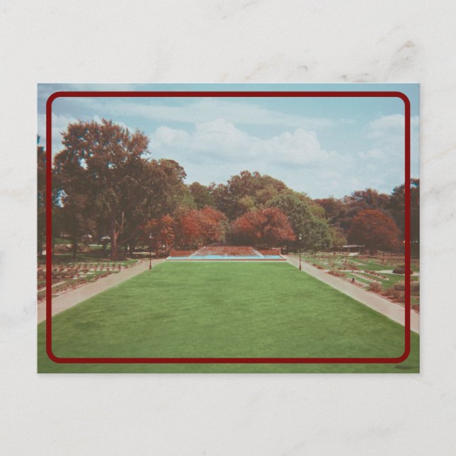 Cartão Postal Cartão-postal Vintage Arboretum (Frente)