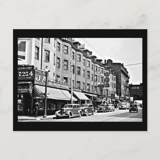Cartão Postal Cartão-postal - Vintage Boston Fotografia 24 (Frente)