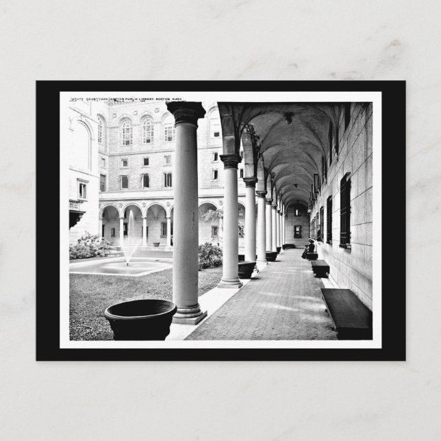 Cartão Postal Cartão-postal - Vintage Boston Fotografia 33 (Frente)