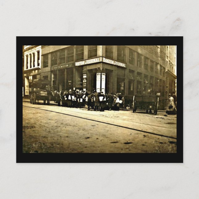 Cartão Postal Cartão-postal - Vintage Boston Fotografia 37 (Frente)