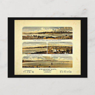 Cartão Postal Cartão-postal-Vintage Boston Trabalho de arte-27