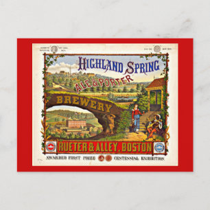 Cartão Postal Cartão-postal-Vintage Boston Trabalho de arte-31