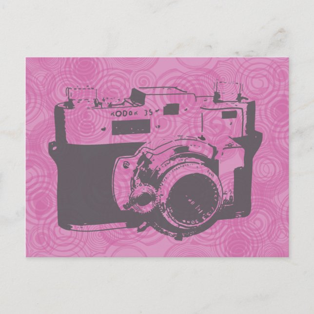 Cartão Postal Cartão-postal Vintage Camera (Frente)