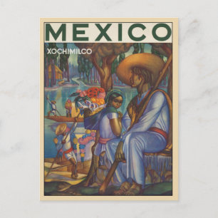 Cartão Postal Cartão-postal Vintage com Impressão Poster mexican